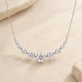 5.00ct TW Moissanite Necklace – Silver