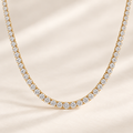 Philologi 5.00ct total weight moissanite necklace in gold
