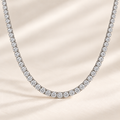 Philologi 5.00ct total weight moissanite necklace in sterling silver