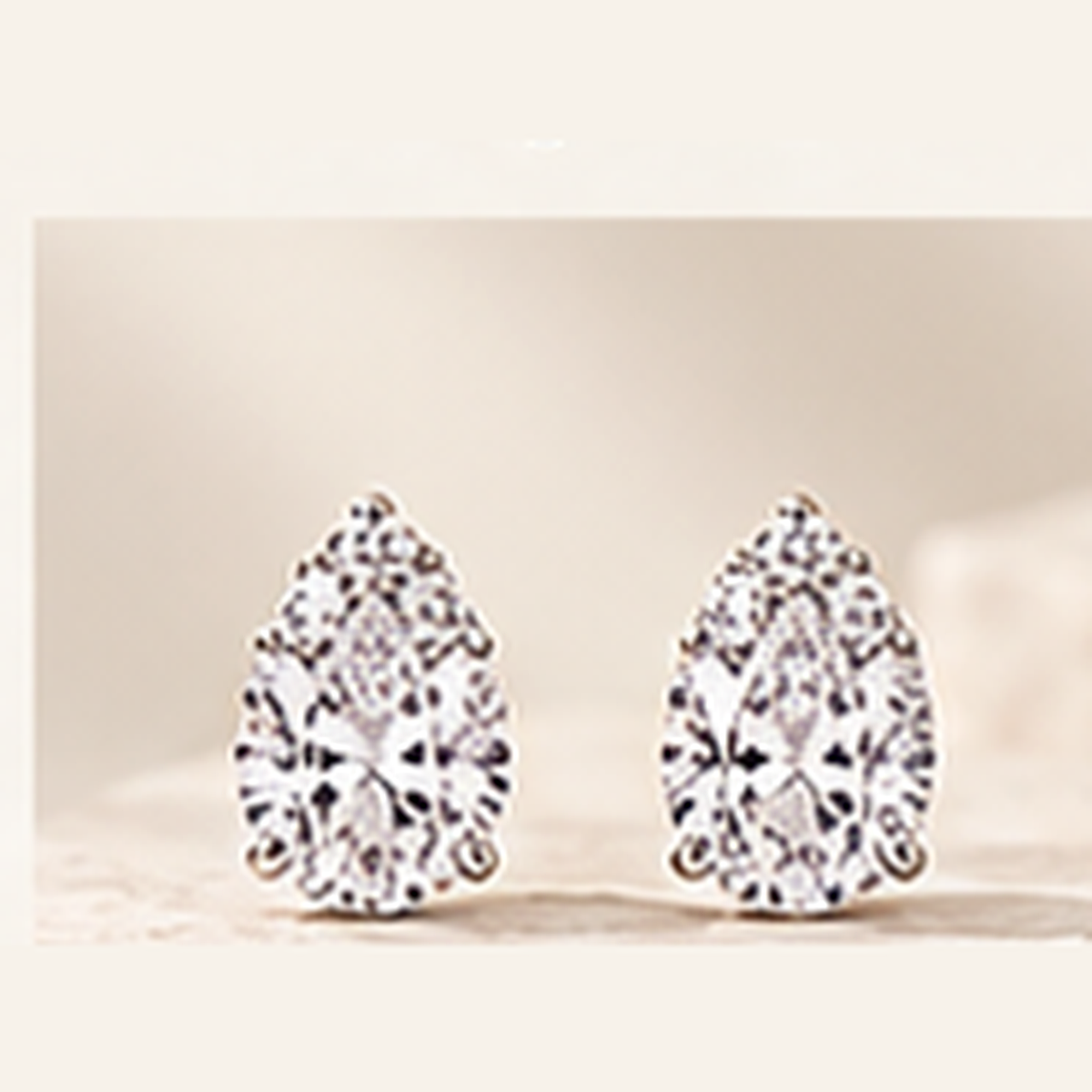Trillion cut moissanite stud earrings 1.00ct total weight